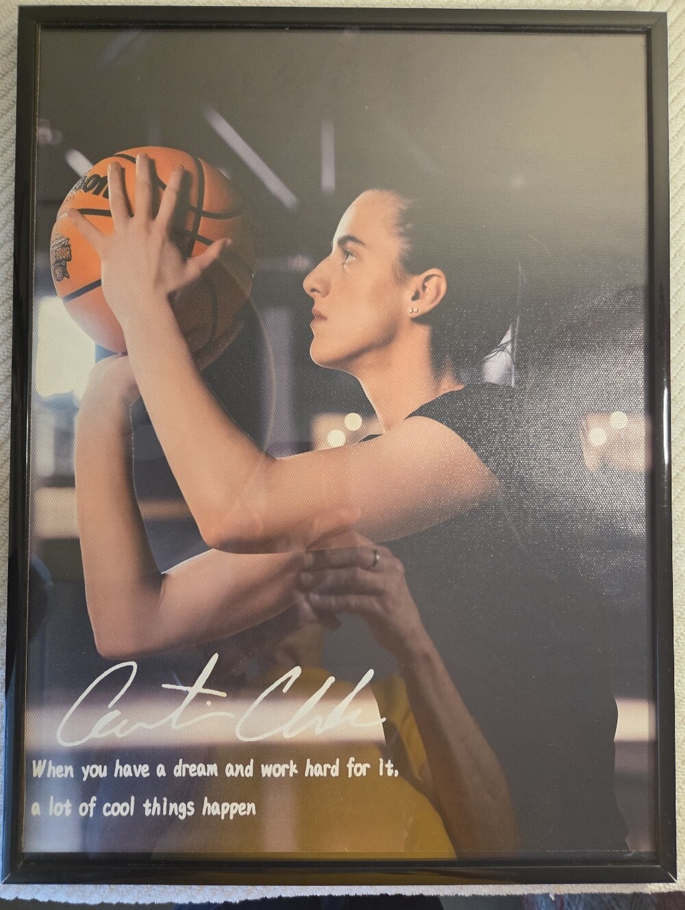 CANVAS MOTIVATIONAL CAITLIN CLARK POSTER